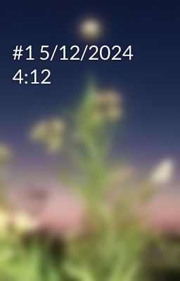 #1 5/12/2024 4:12