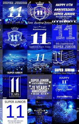 11th anniversary SUPER JUNIOR (✿◠‿◠)