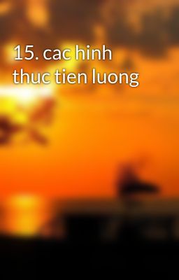 15. cac hinh thuc tien luong