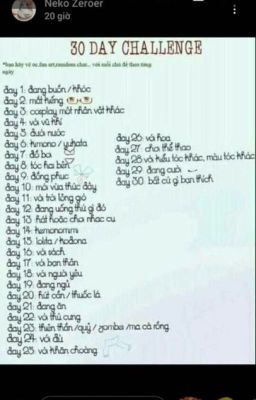 30 Day Challenge