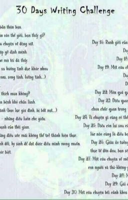 30 days challenge