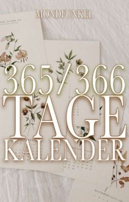 365/366 Tage Kalender