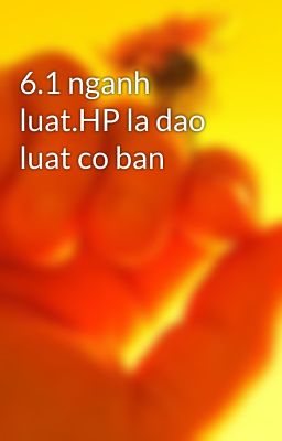 6.1 nganh luat.HP la dao luat co ban