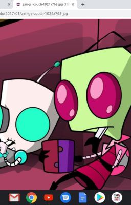 a boys dog brother (zim and girr) invader zim