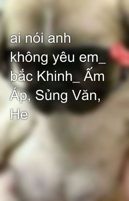 ai nói anh không yêu em_ bắc Khinh_ Ấm Áp, Sủng Văn, He