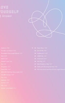 Album: LOVE YOURSELF 結 'Answer'