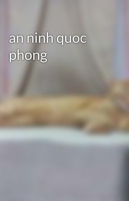 an ninh quoc phong