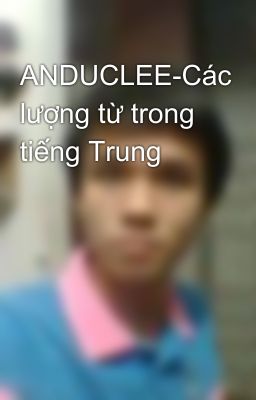 ANDUCLEE-Các lượng từ trong tiếng Trung