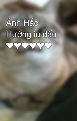 Ảnh Hắc Hường iu dấu ❤❤❤❤❤❤