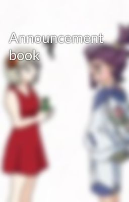 Announcement book 