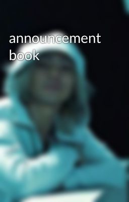 announcement book