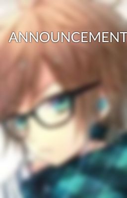 ANNOUNCEMENTS