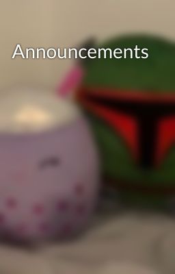 Announcements 