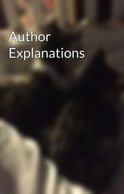 Author Explanations