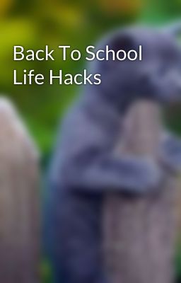 Back To School Life Hacks