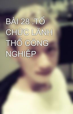 BÀI 28 .TỔ CHỨC LÃNH THỔ CÔNG NGHIỆP