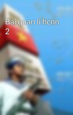 Bai quan li hcnn 2