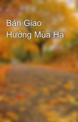 Bản Giao Hưởng Mùa Hạ 