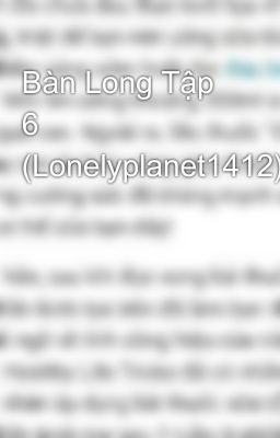 Bàn Long Tập 6 (Lonelyplanet1412)