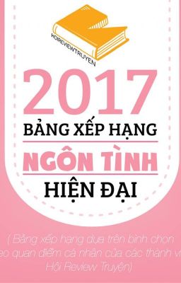 Bảng xếp hạng ngôn tình hiện đại 2017