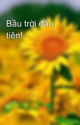 Bầu trời đầu tiên!