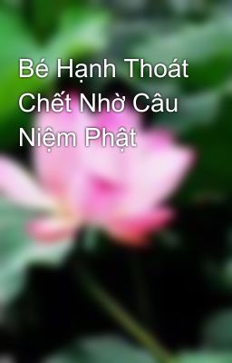 Bé Hạnh Thoát Chết Nhờ Câu Niệm Phật