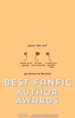 Best Author, Fanfic Awards [With _manitreasure_] 