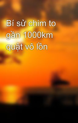 Bí sử chim to gần 1000km quật vô lồn