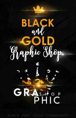 Black And Gold Graphic Shop