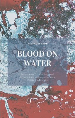 Blood on water