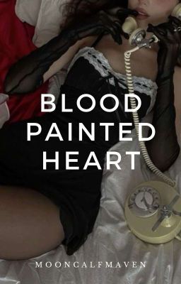 blood painted heart