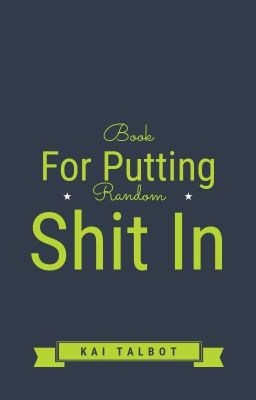 Book for putting random shit in