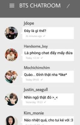 BTS CHATROOM