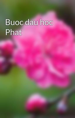 Buoc dau hoc Phat