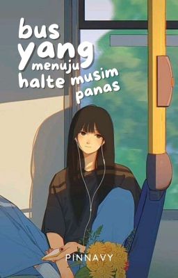 bus yang menuju halte musim panas