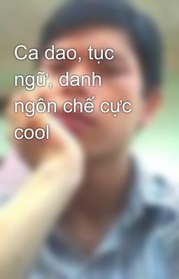 Ca dao, tục ngữ, danh ngôn chế cực cool