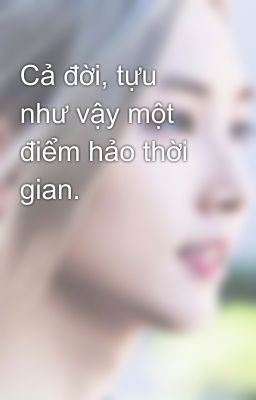 Cả đời, tựu như vậy một điểm hảo thời gian.