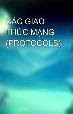 CÁC GIAO THỨC MẠNG (PROTOCOLS)