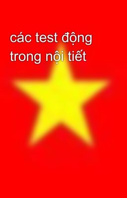 các test động trong nội tiết