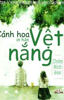 Cánh hoa in hằn vệt nắng