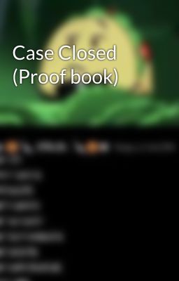 Case Closed (Proof book)