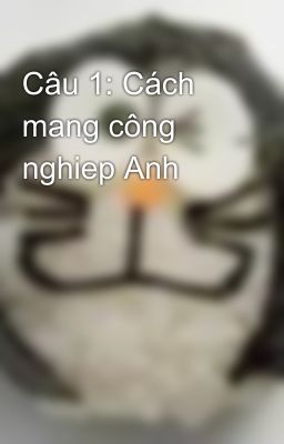 Câu 1: Cách mang công nghiep Anh