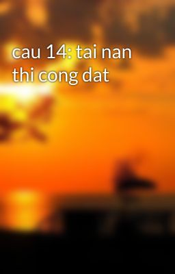 cau 14: tai nan thi cong dat