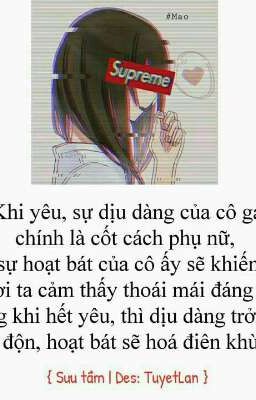 Câu ngôn tình gây ấn tượng đối với tôi