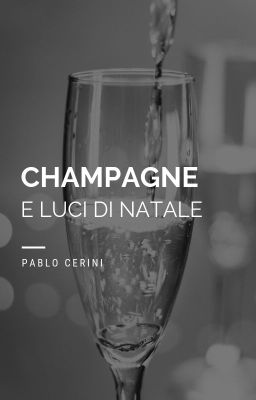 Champagne e luci di Natale