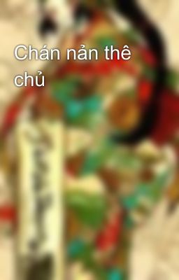 Chán nản thê chủ