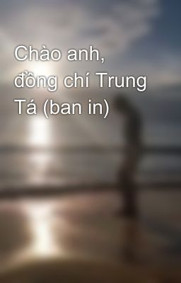 Chào anh, đồng chí Trung Tá (ban in)