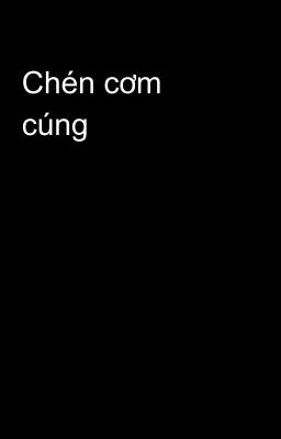 Chén cơm cúng