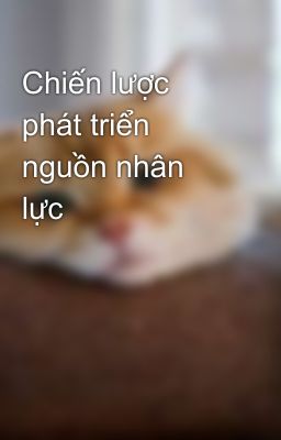 Chiến lược phát triển nguồn nhân lực