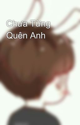 Chưa Từng Quên Anh 